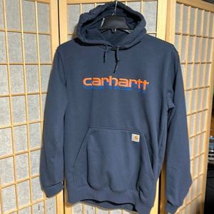 Carhartt TS5679-M 105679 472 Rain Defender Hoodie Navy Medium